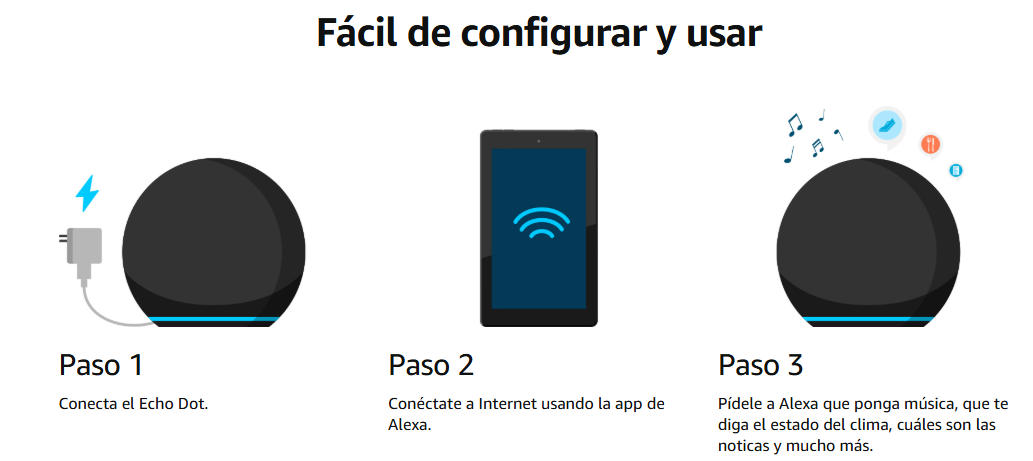 Amazon Alexa Echo Dot 5ta Gen Negro