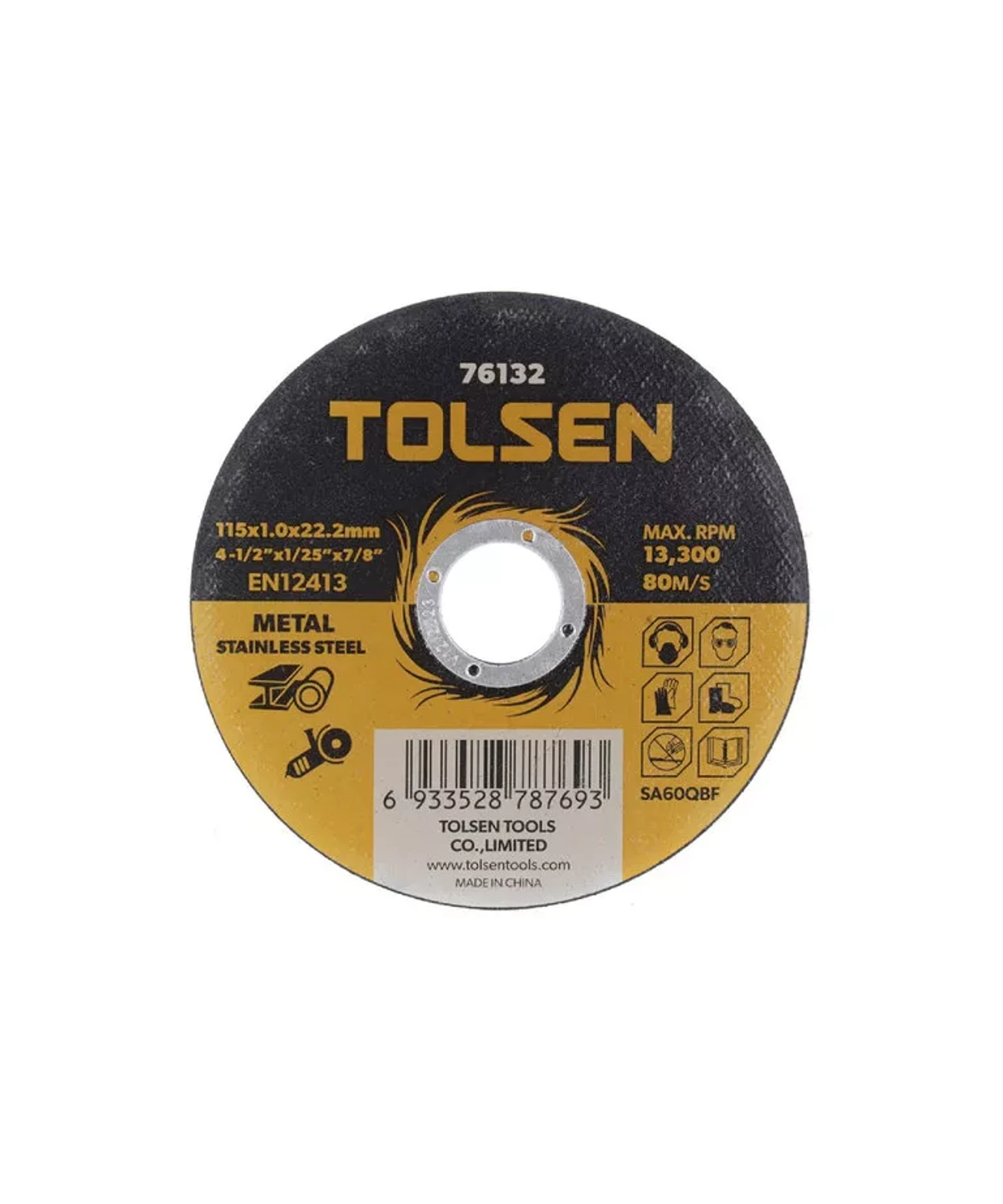 Disco De Corte 4-1/2" - Metal / Inox