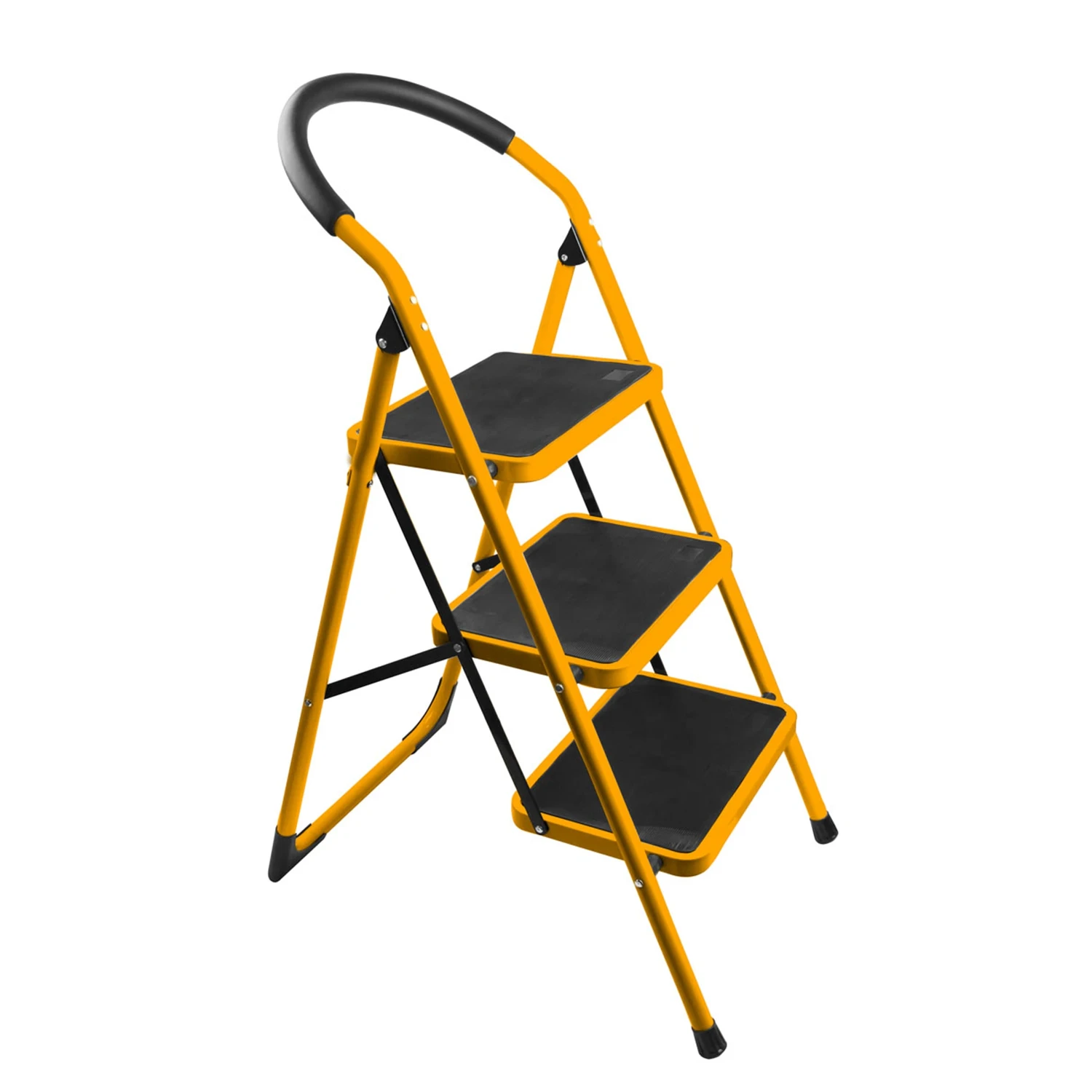Escalera De Acero 3 Escalones Cap 150kgs