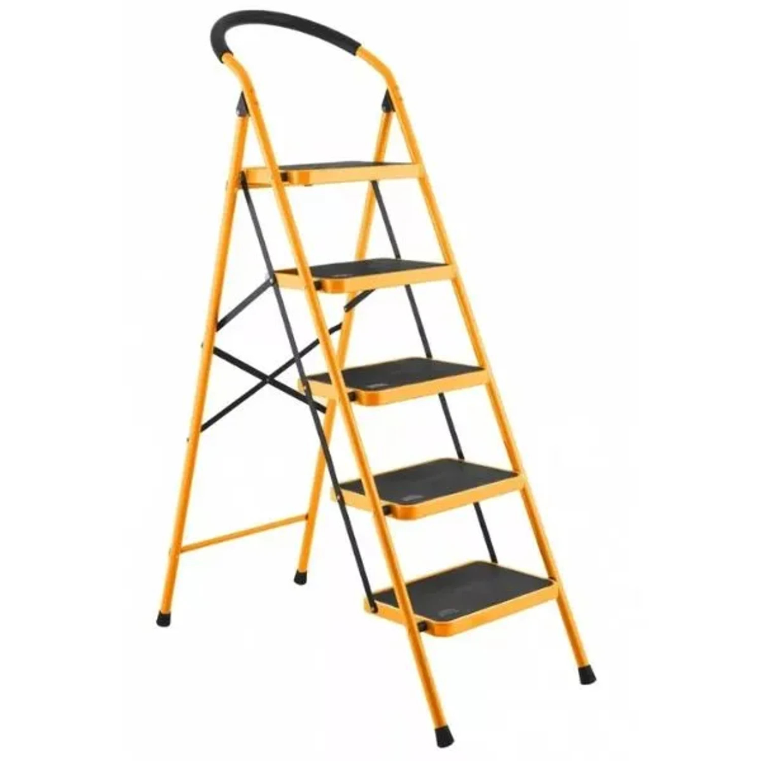 Escalera De Acero 5 Peldaños Cap 150kgs