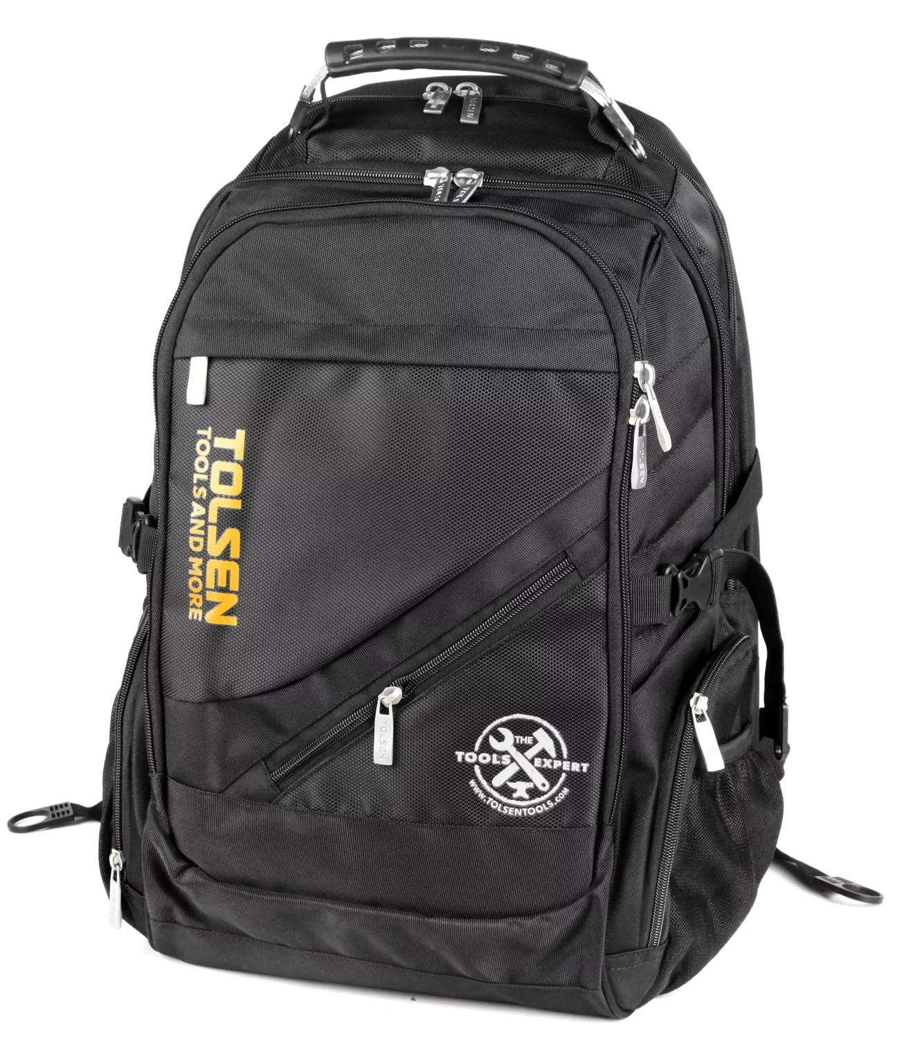 Mochila Nylon Color Negro