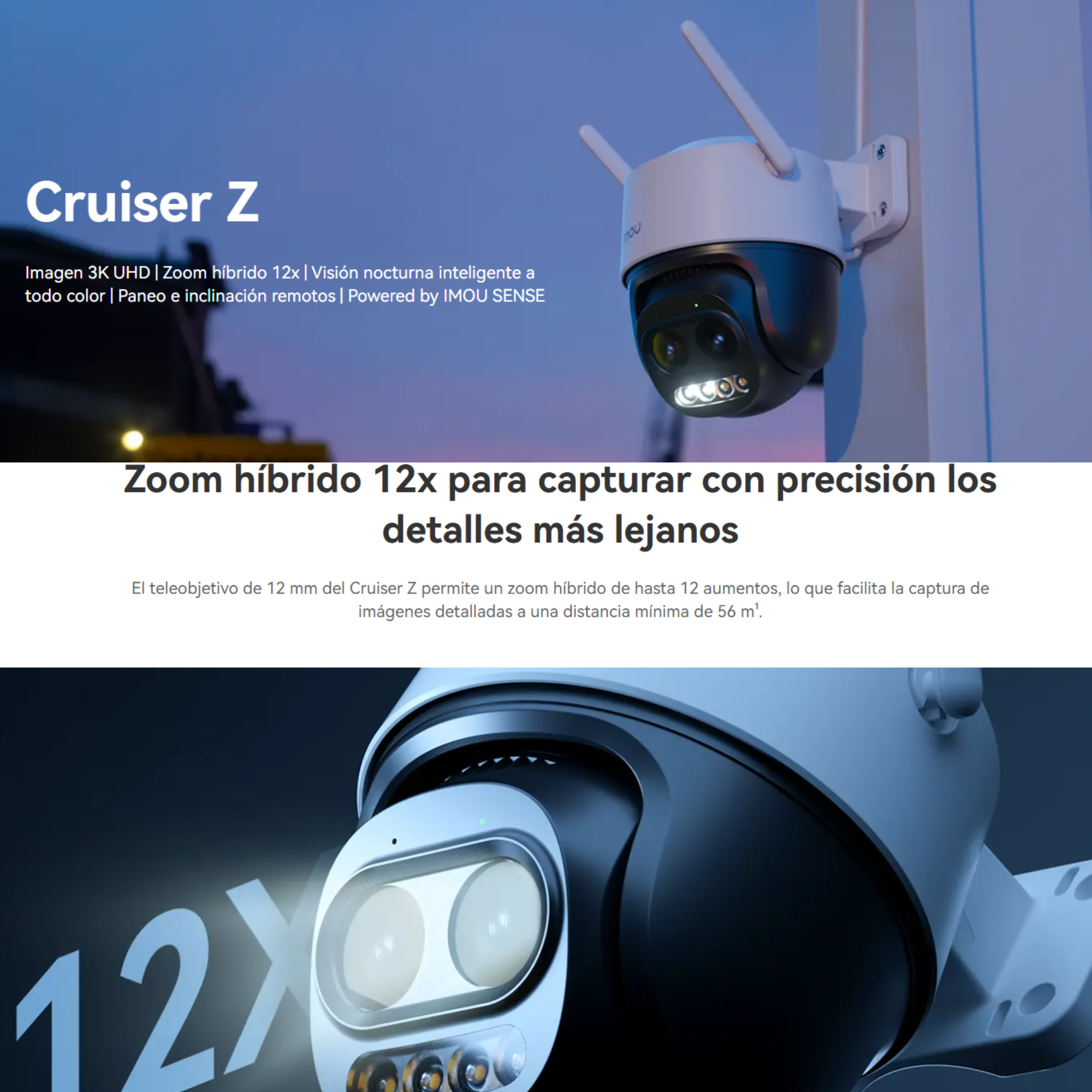 Camara Ip Wifi Cruiser Z 5mp Zoom Mixto