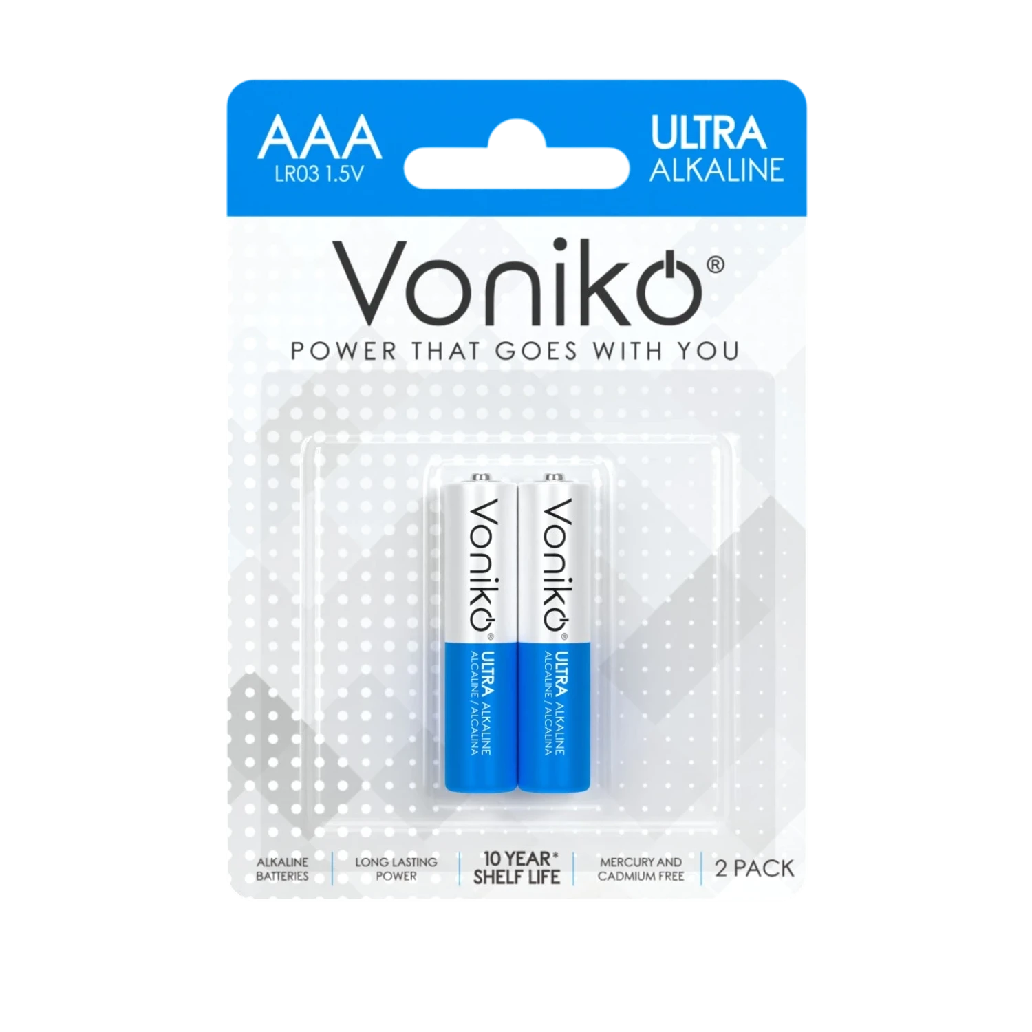 Baterias Alcalinas Lr03 Aaa 2u/pk