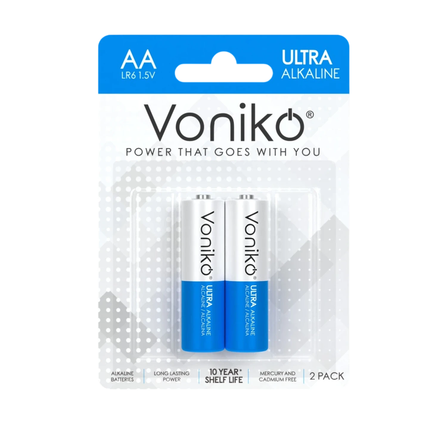 Baterias Alcalinas Lr6 Aa 2u/pk