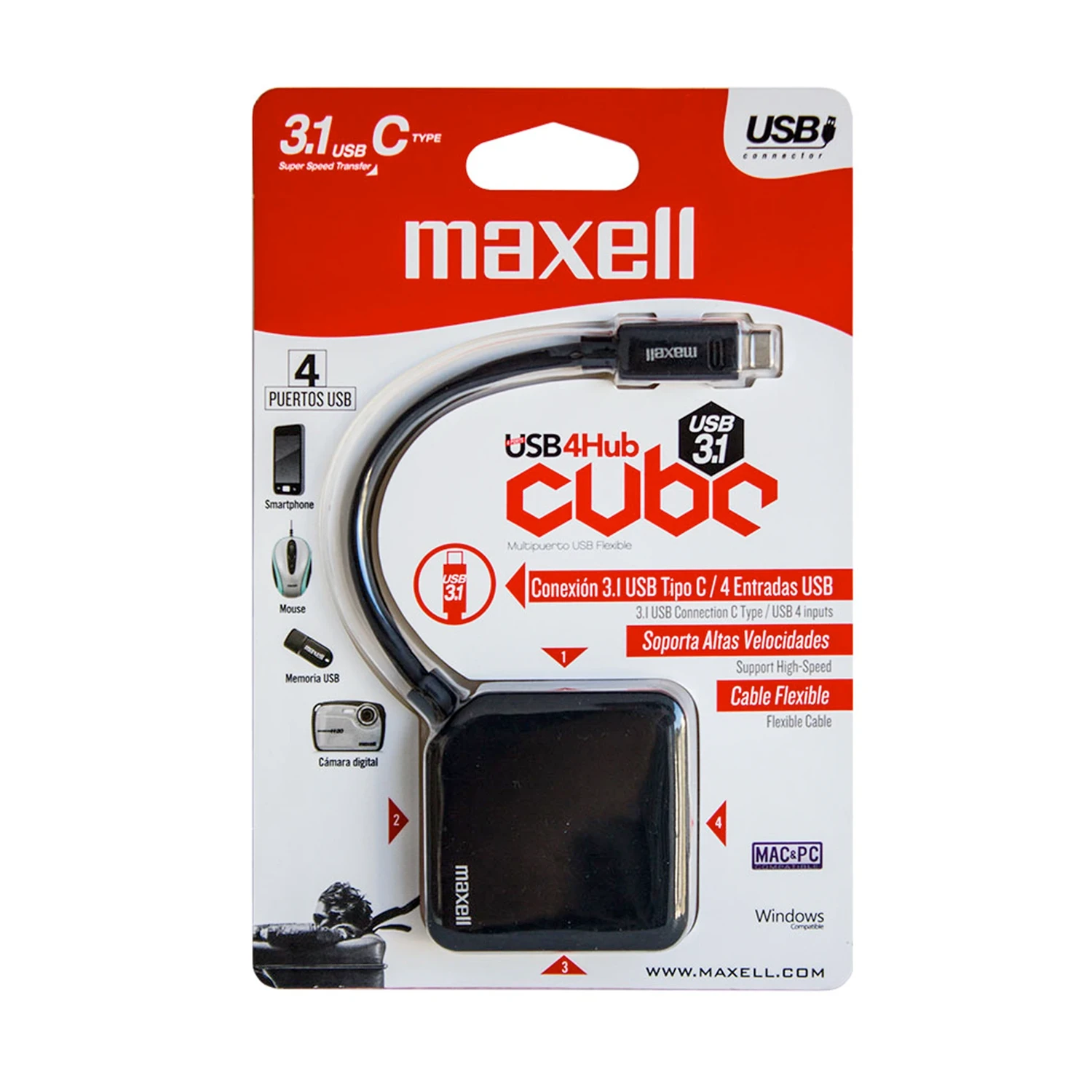 Hub Usb 4 Puertos 3.1