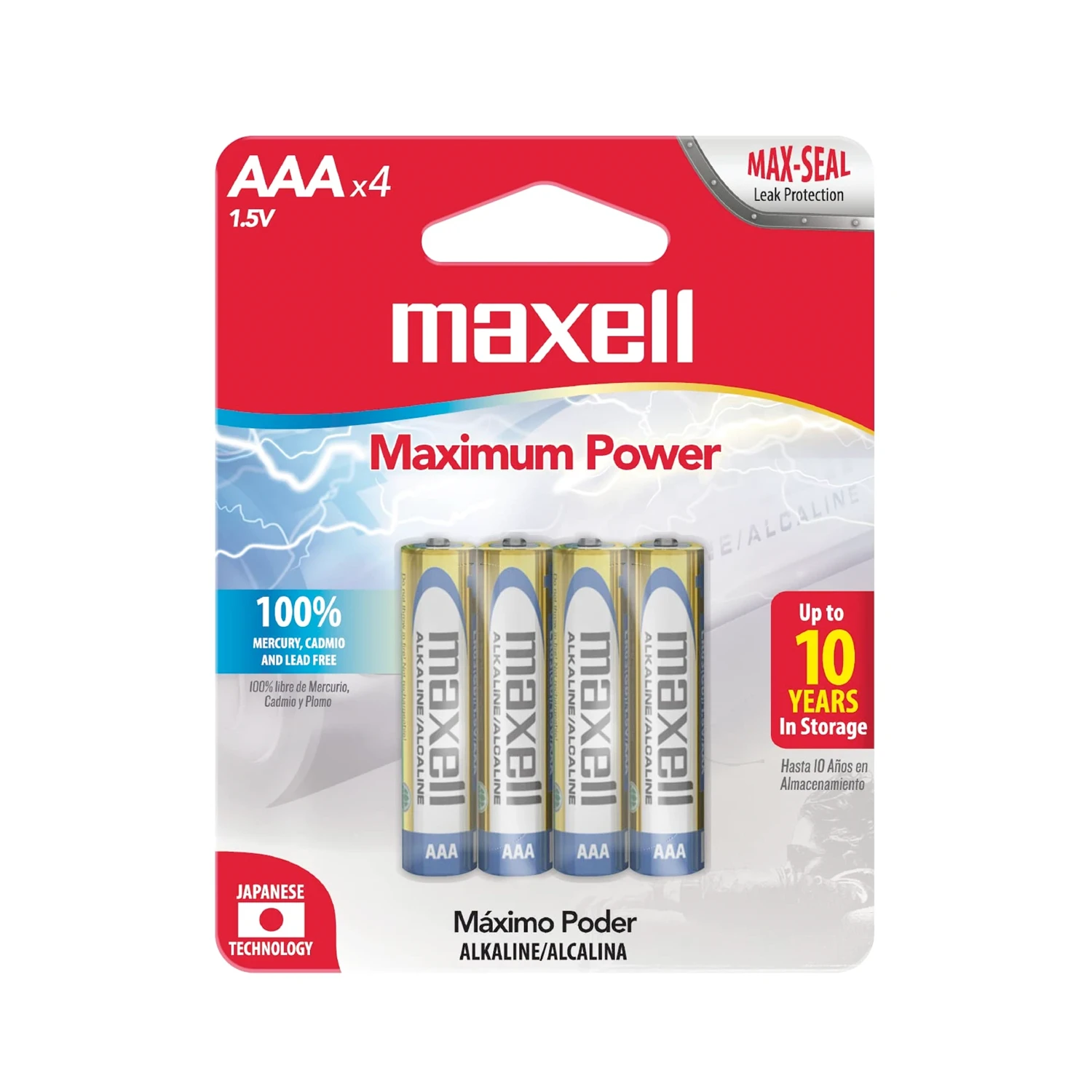 Lr03 Baterias Alcalinas Aaa Pack 4und
