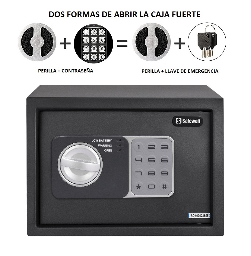 Caja Fuerte Digital Con Autobloqueo