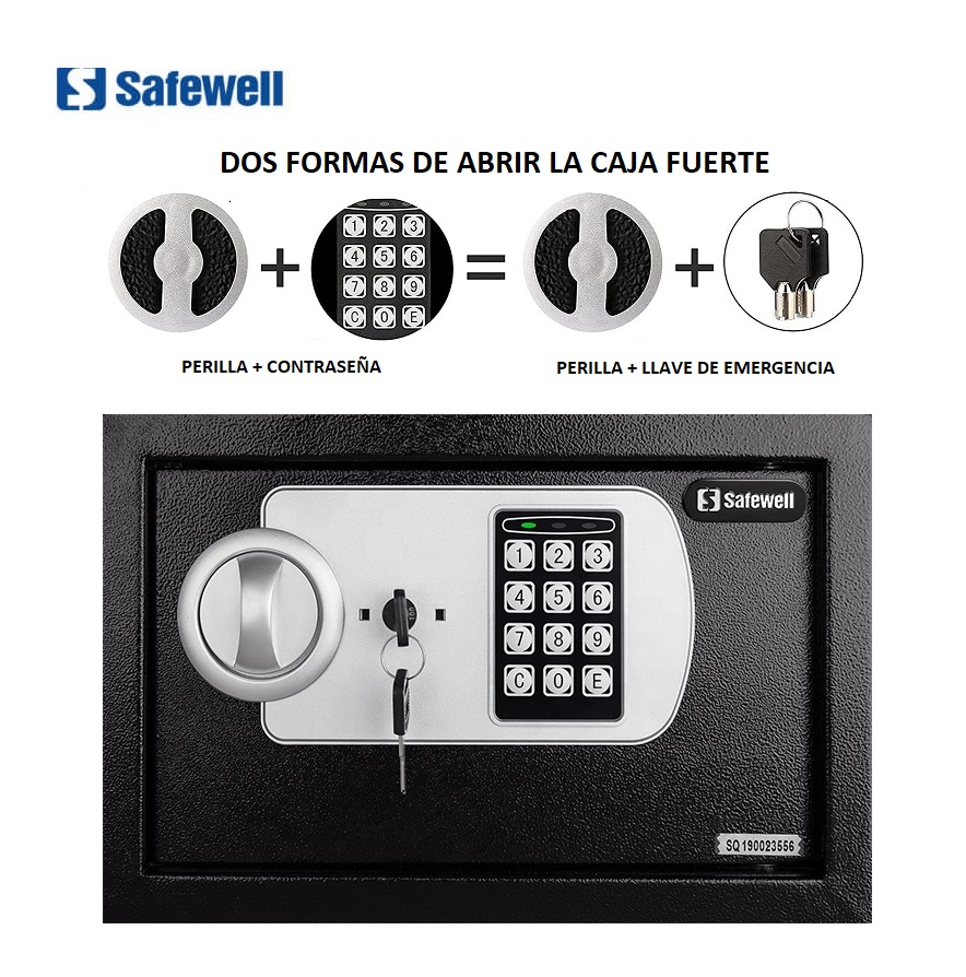 Caja Fuerte Digital Con Autobloqueo