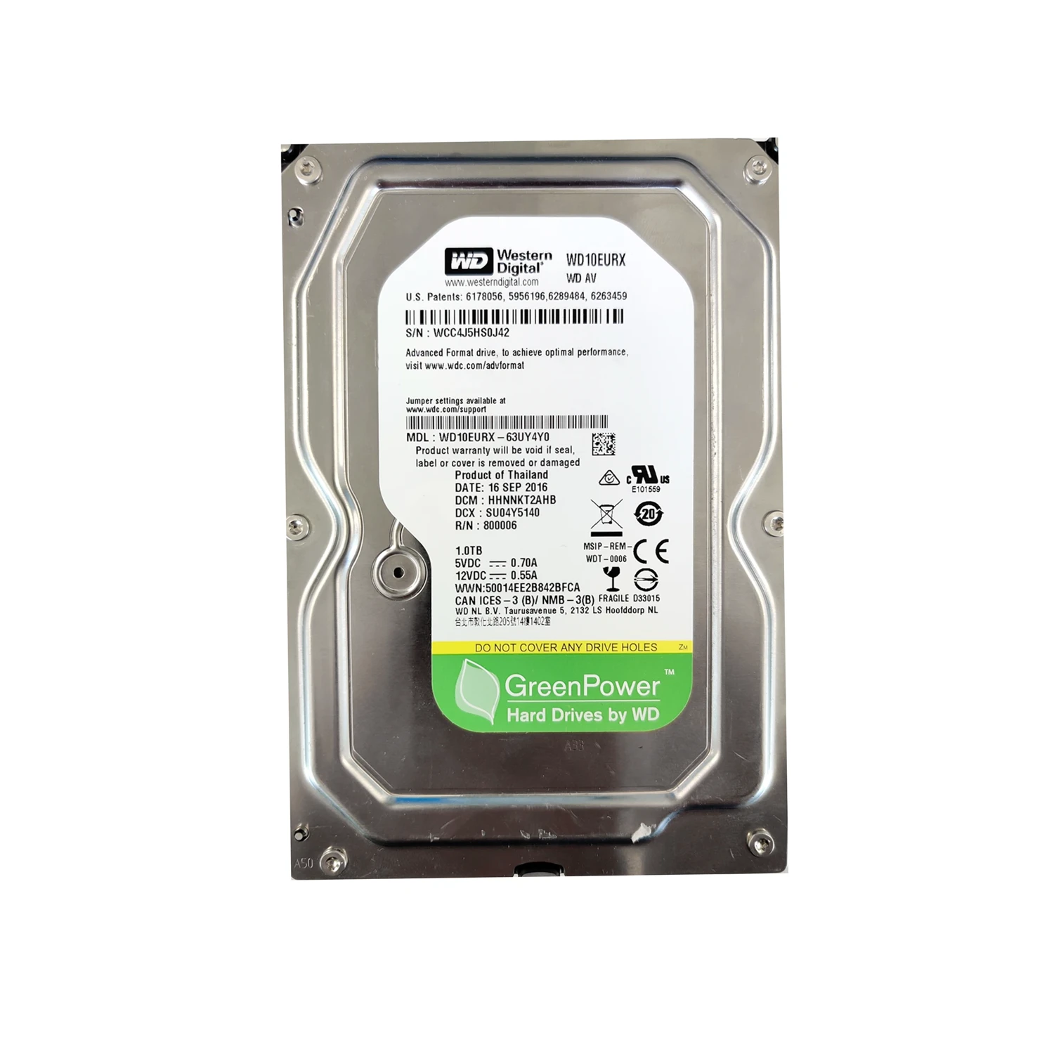 Disco Duro Pull 1tb Wd