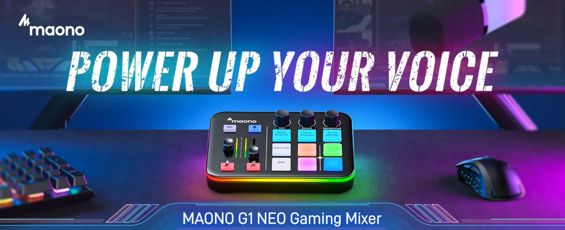 Mezclador De Audio Para Streaming Gamer