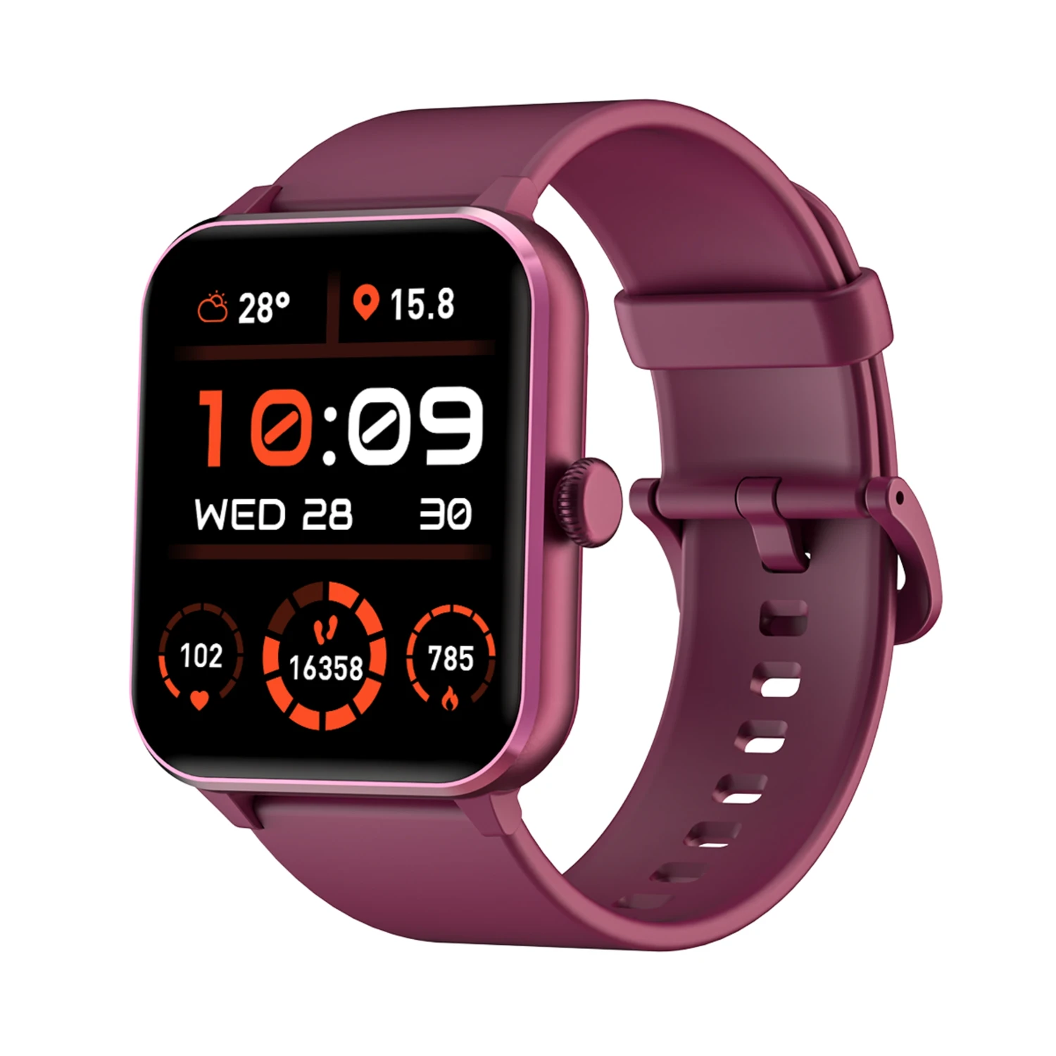 Smartwatch Blackview R50 Rojo Vino