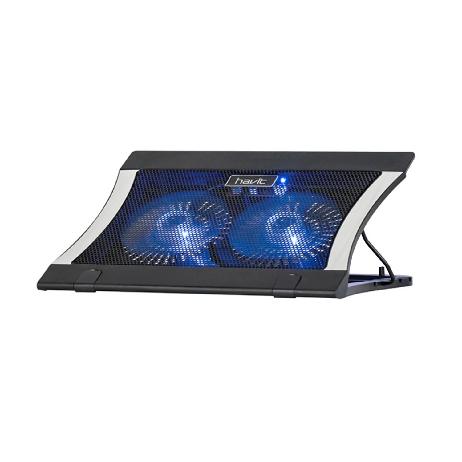Cooleer P/portatil Negro + Blanco