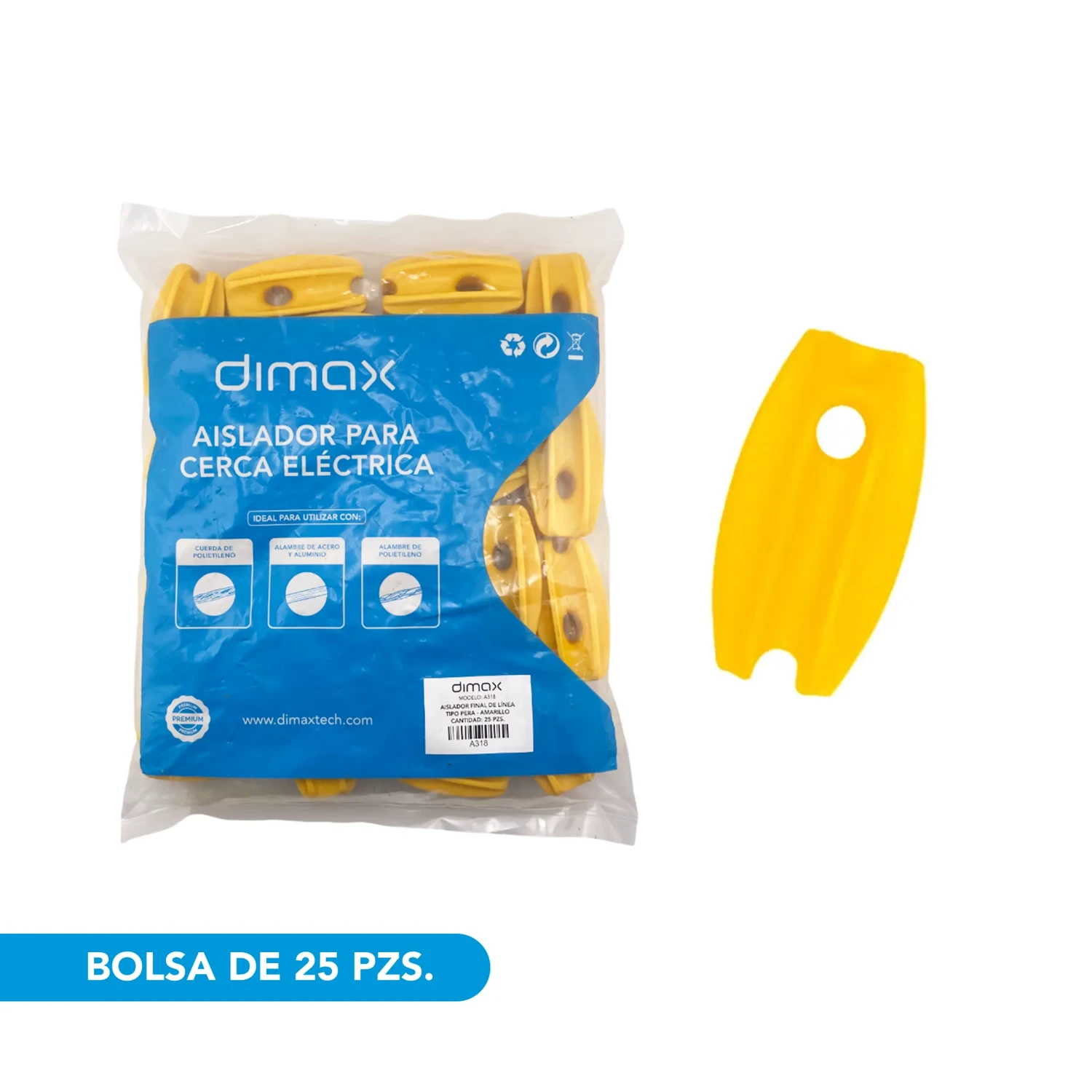 Aislador Final De Línea Tipo Pera