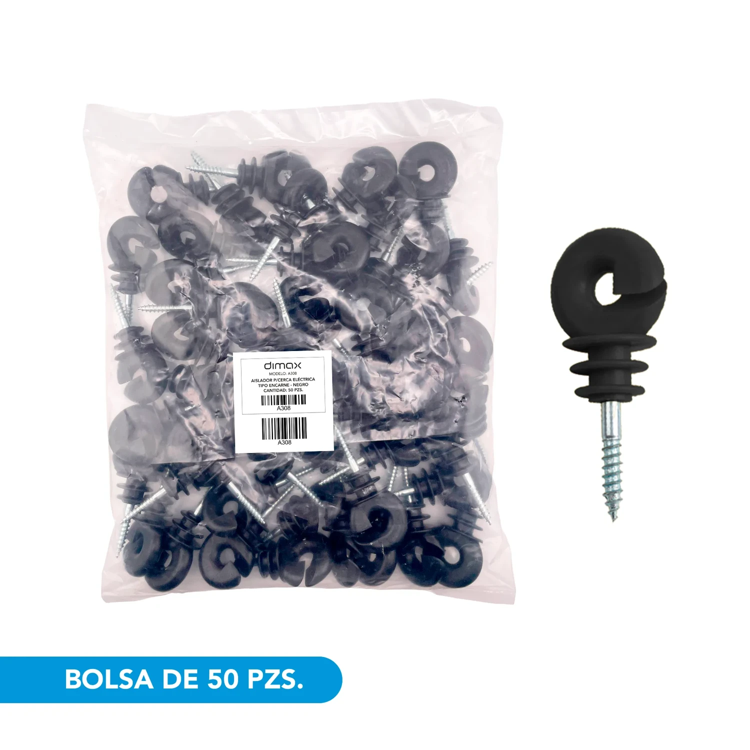 Aislador P/cerca Electrica Tipo Encarne