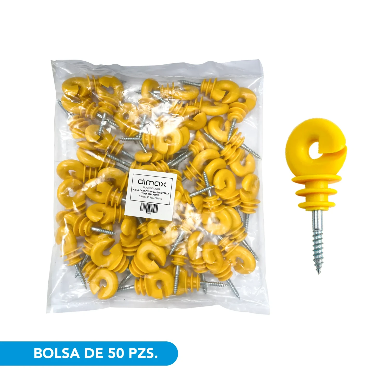 Aislador P/cerca Electrica Tipo Encarne
