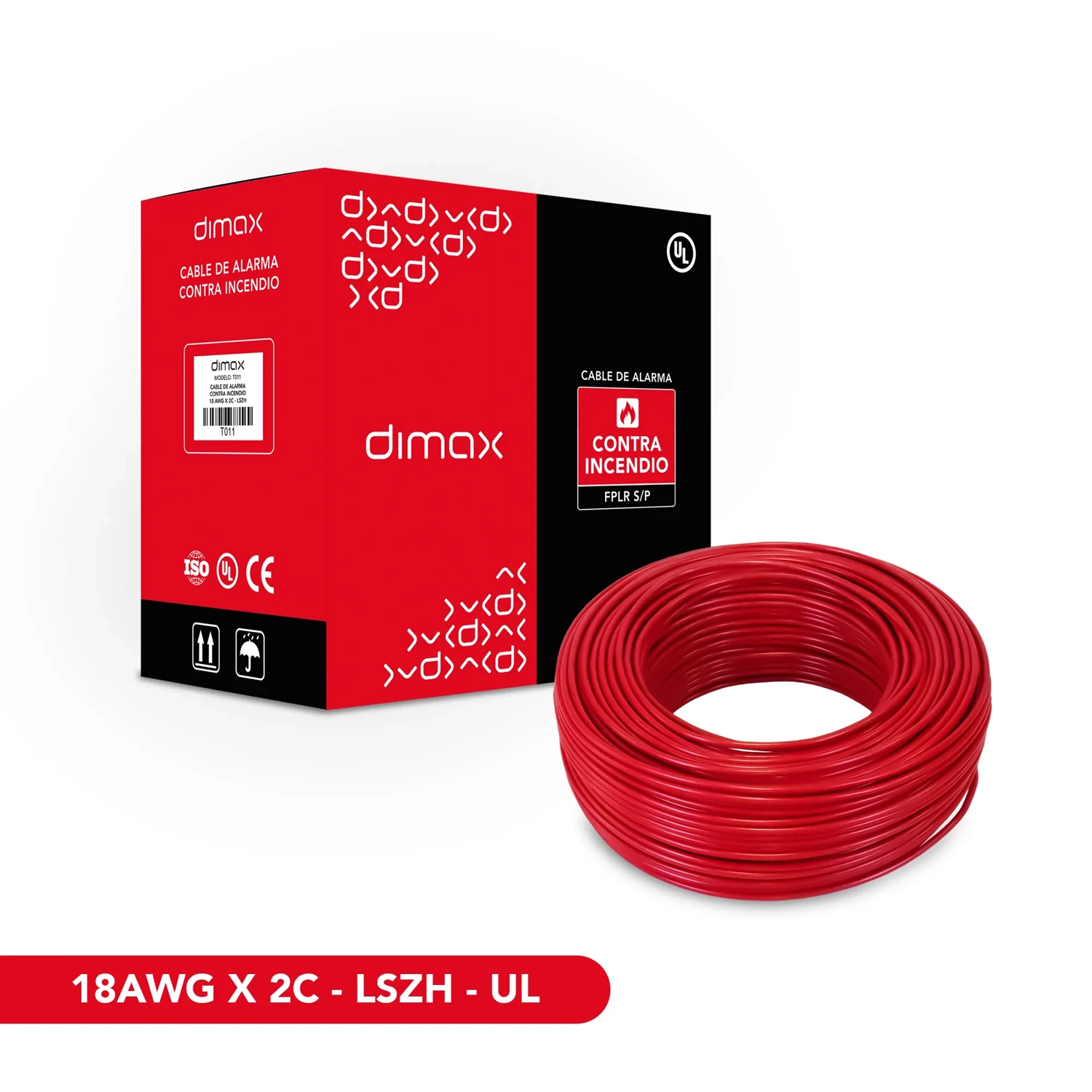 Cable Contra Incendio 18awgx2c-lszh