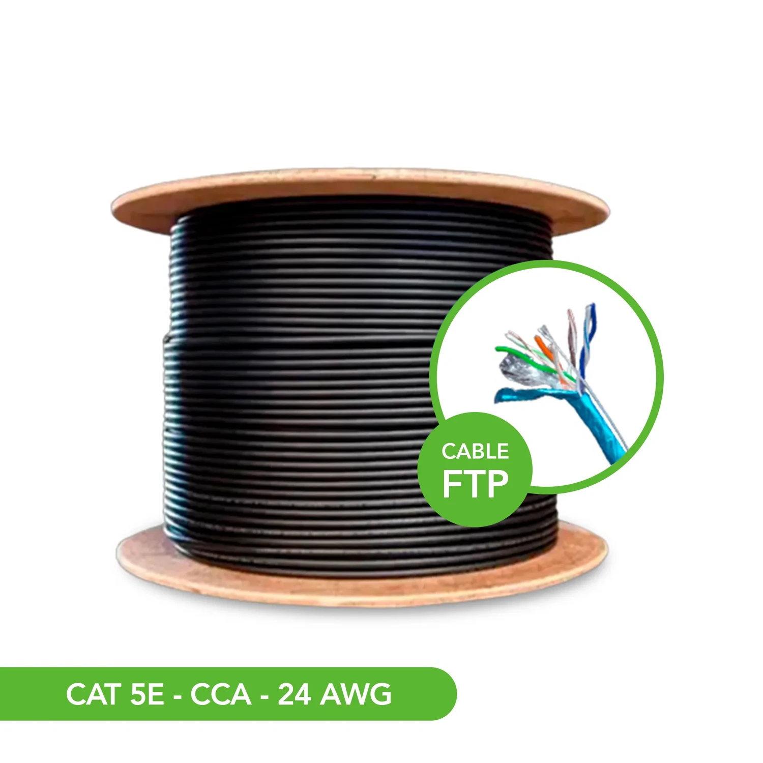 Cable Ftp Cat5e Cca Ext