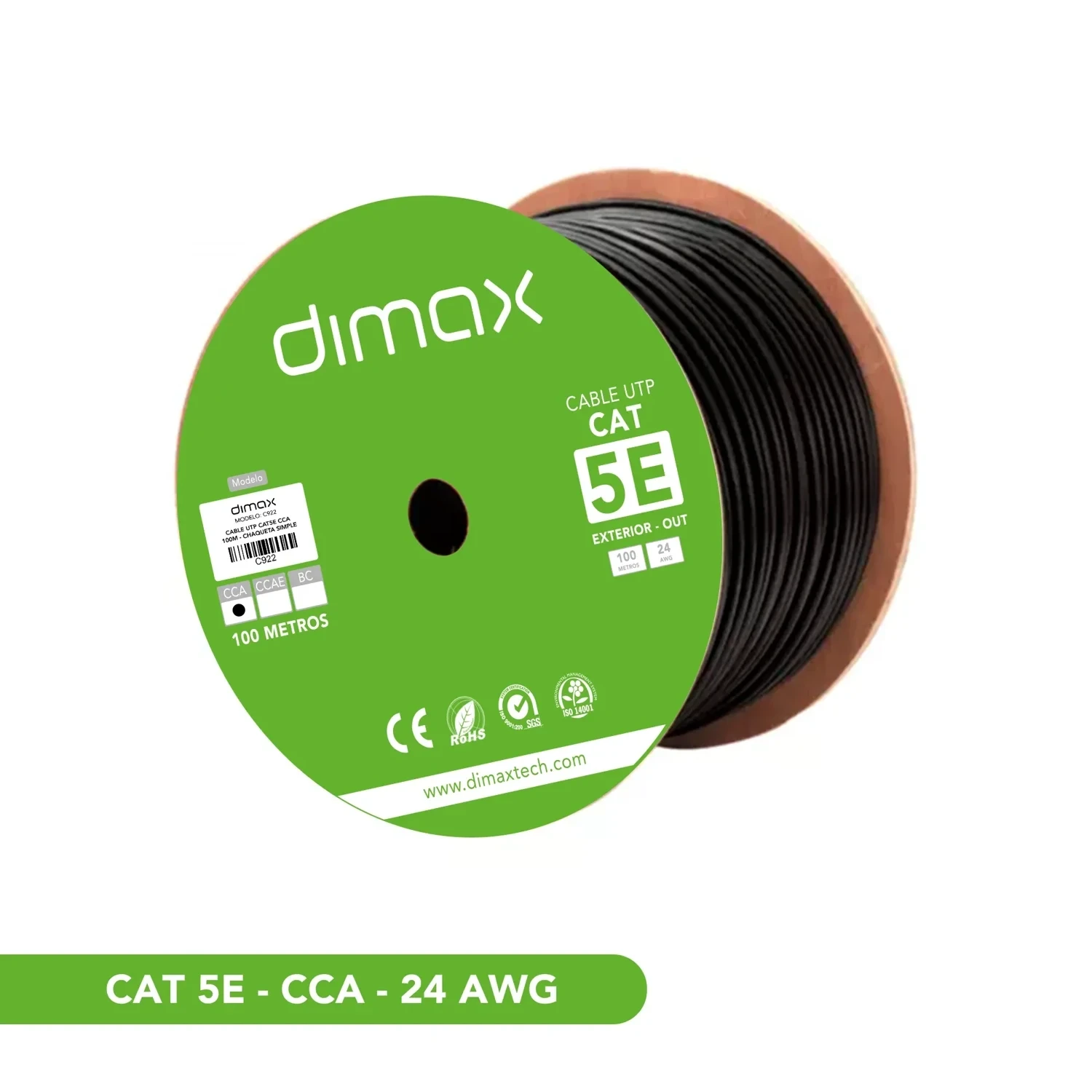 Cable Utp Cat5e Cca Ext