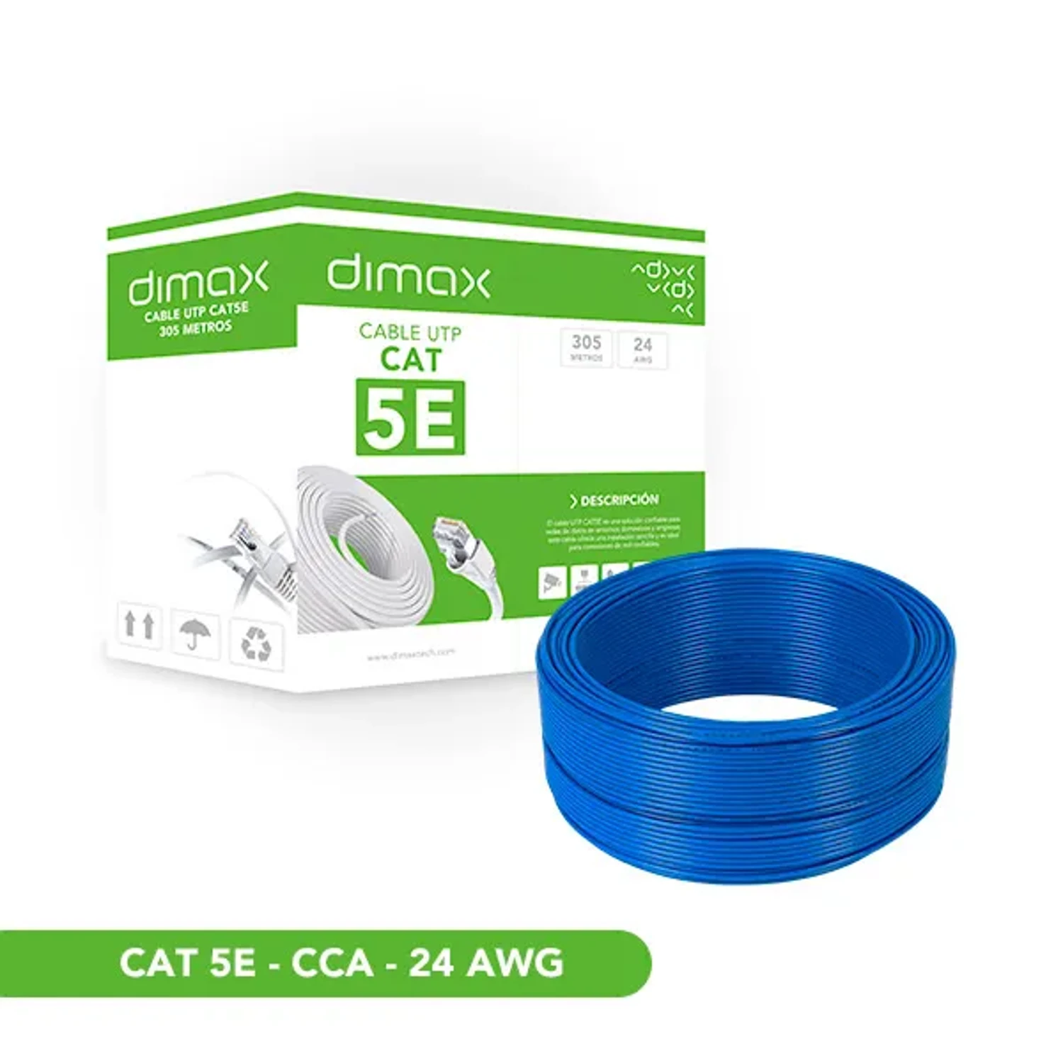 Cable Utp Cat5e Cca Int