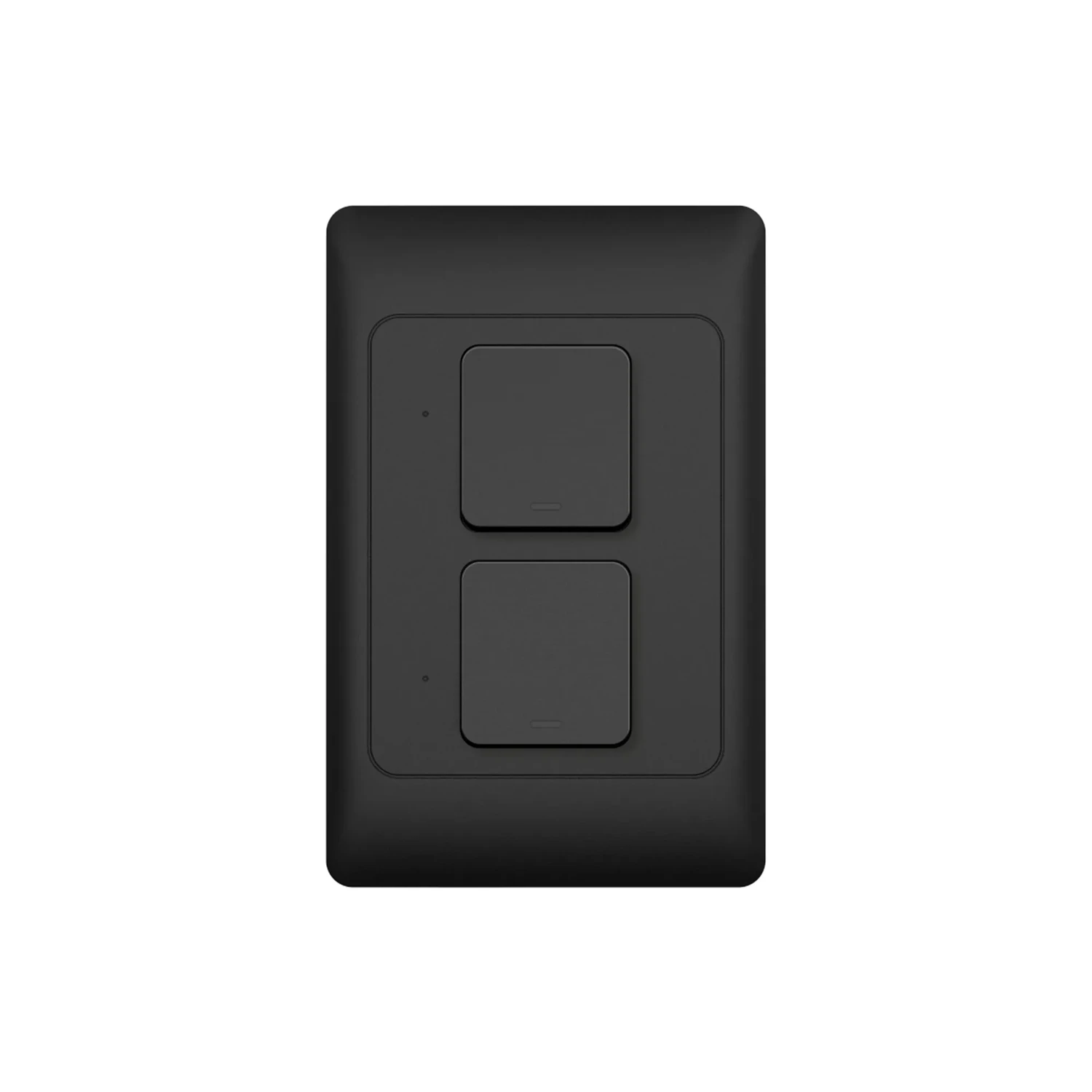 Interruptor Smart Negro Wifi 2 Tomas