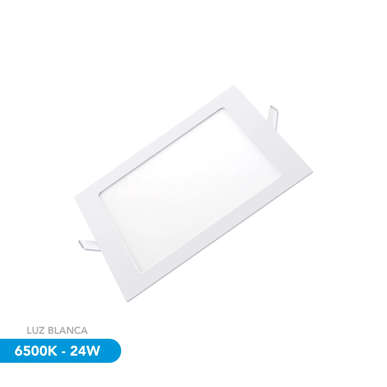 Luz Led Cuadrada De Empotrar 6500k 24w