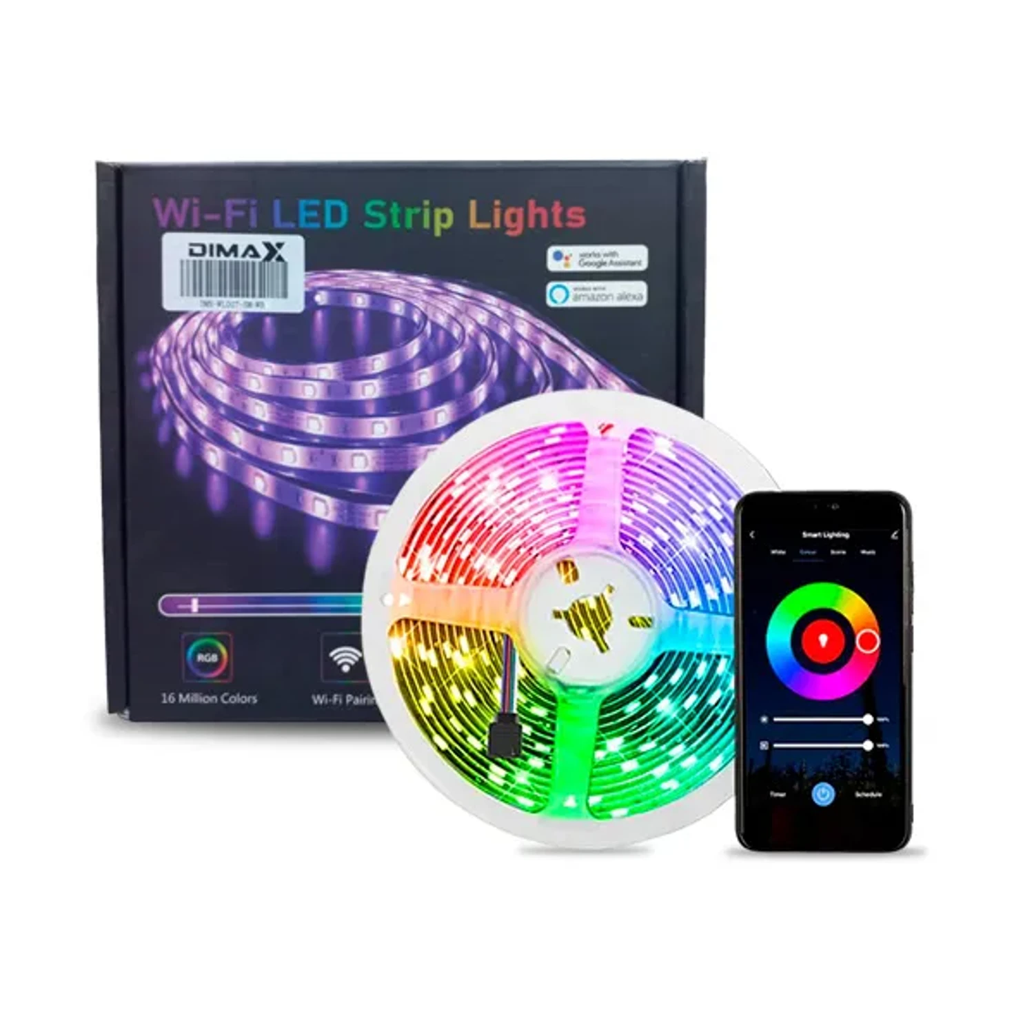 Tira De Luz Led, De 5m, Wifi, Bluetooth
