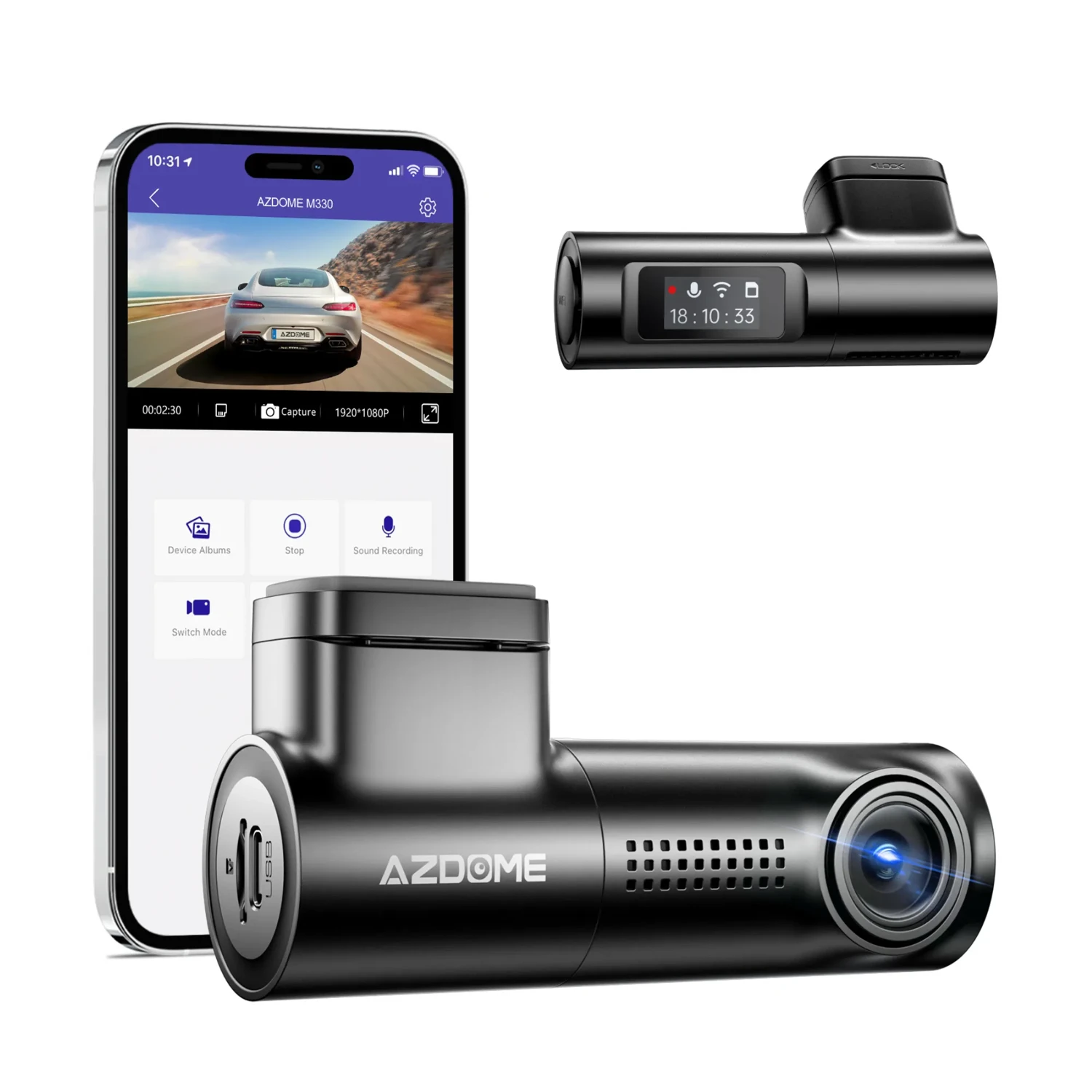 Dash Cam 1ch 1080p