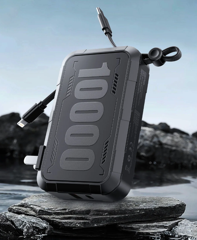 Power Bank 20,000mah Con Enchufe Eu+us