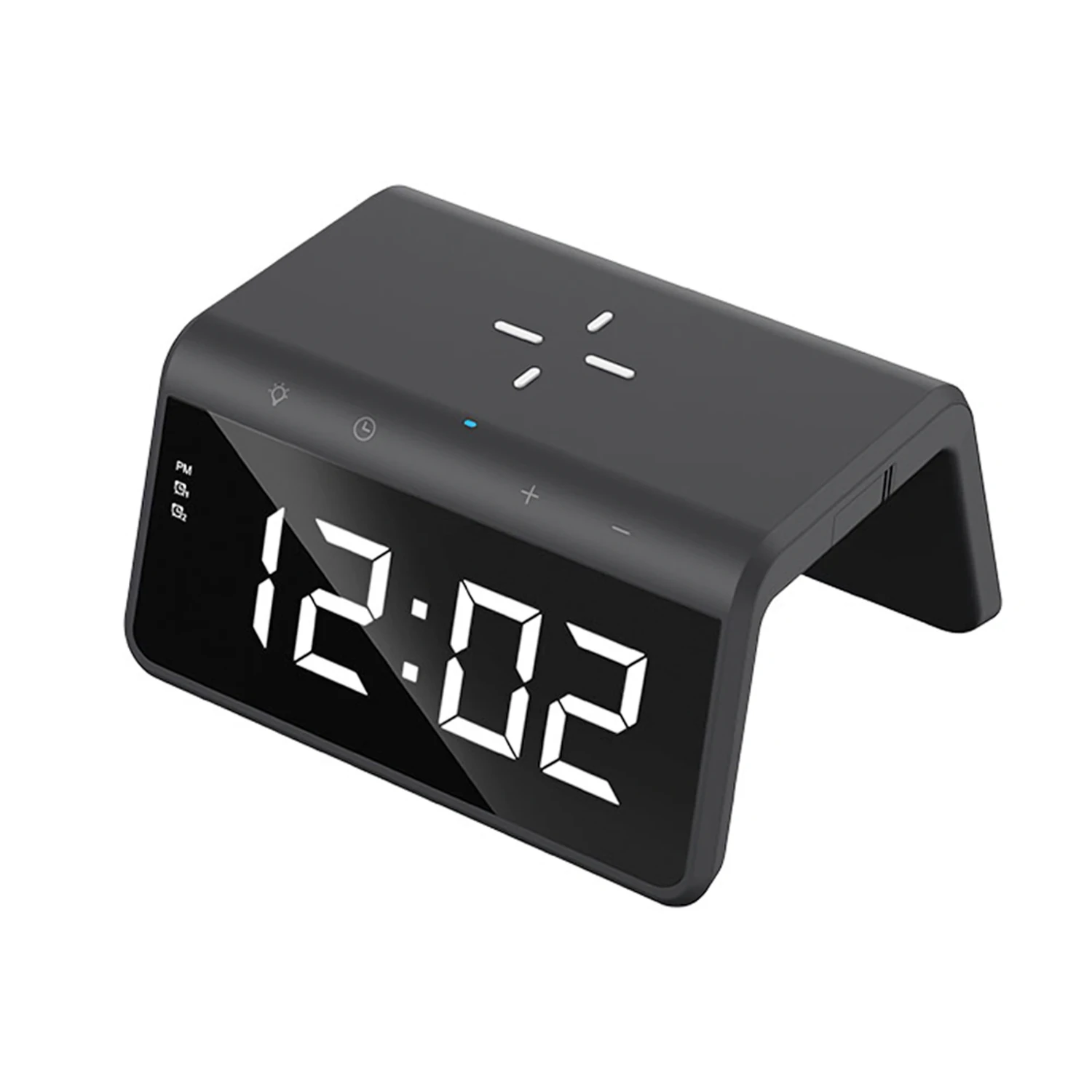 Reloj Con Alarma 6 En 1 Negro