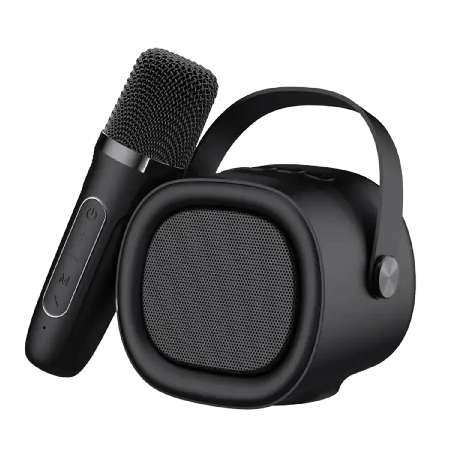 Altavoz Portatil Con Microfono Negro