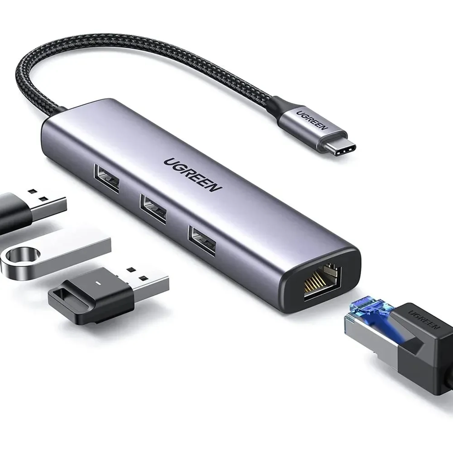 Hub Usb-c 4 En 1 Gigabit