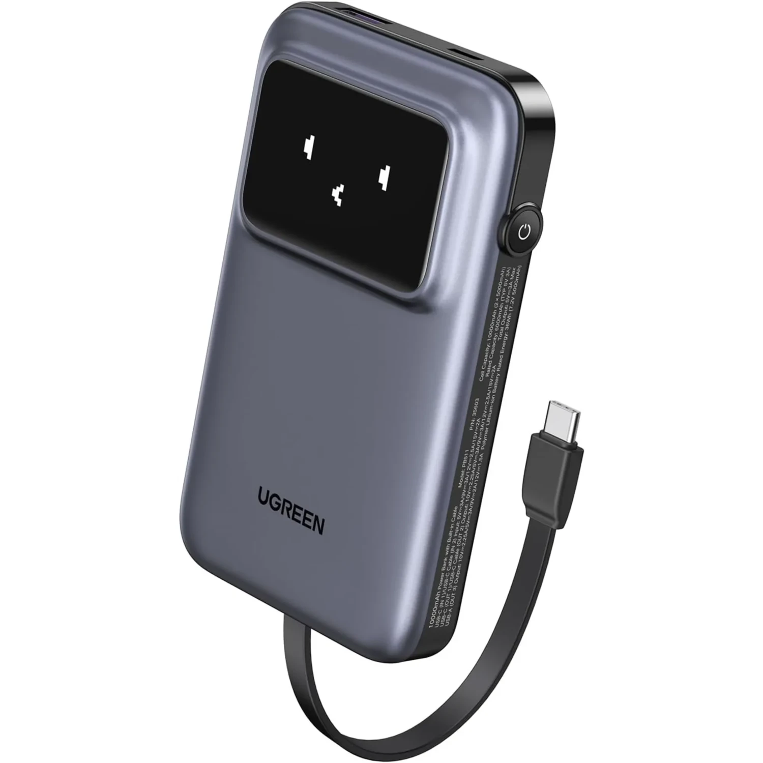 Power Bank Robot 30w 10000mah Gris