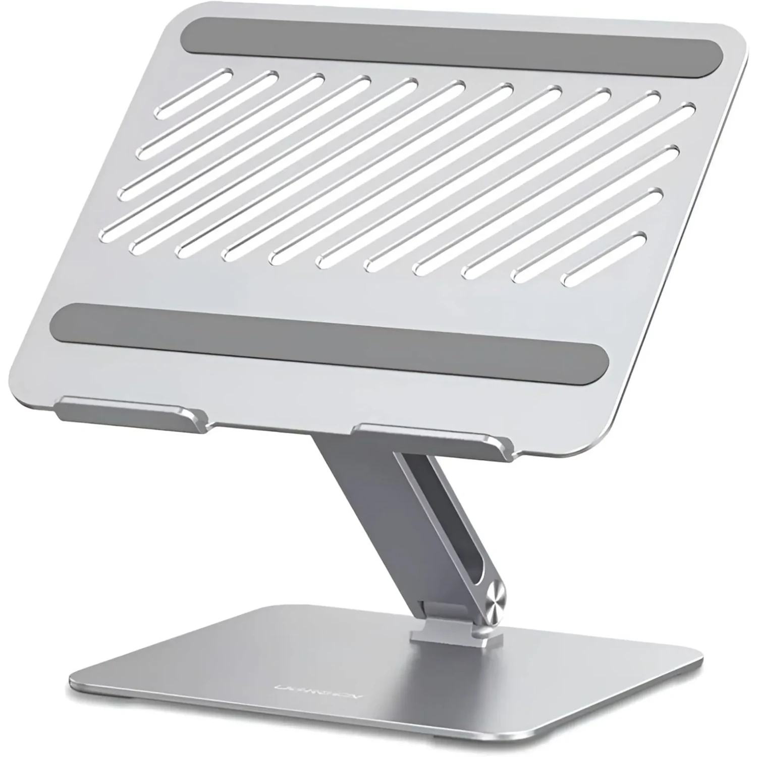 Soporte Ajustable Plateado Para Laptop
