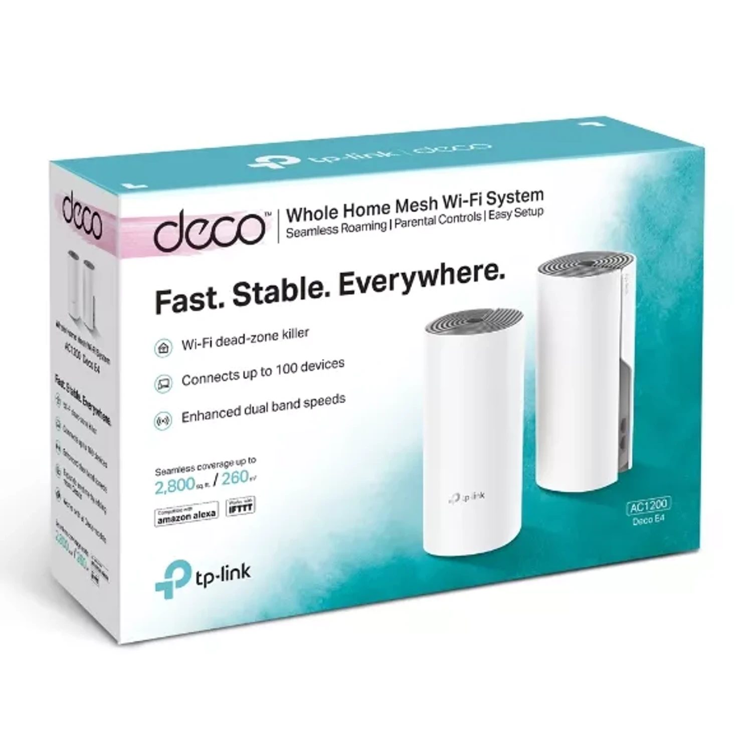Sistemas Wi-fi Mesh Deco E4(2-pack)