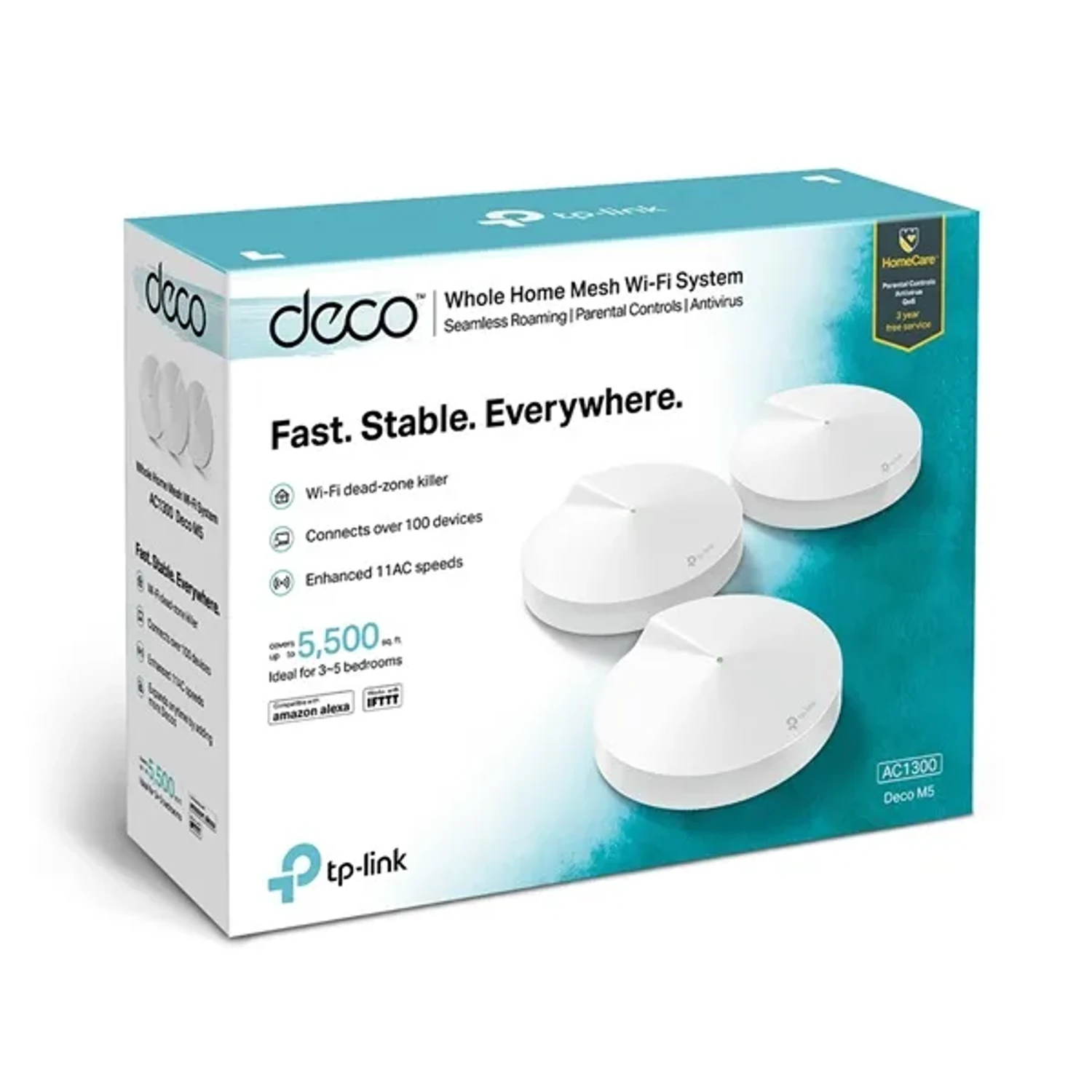 Sistemas Wi-fi Mesh Deco M5(3-pack)
