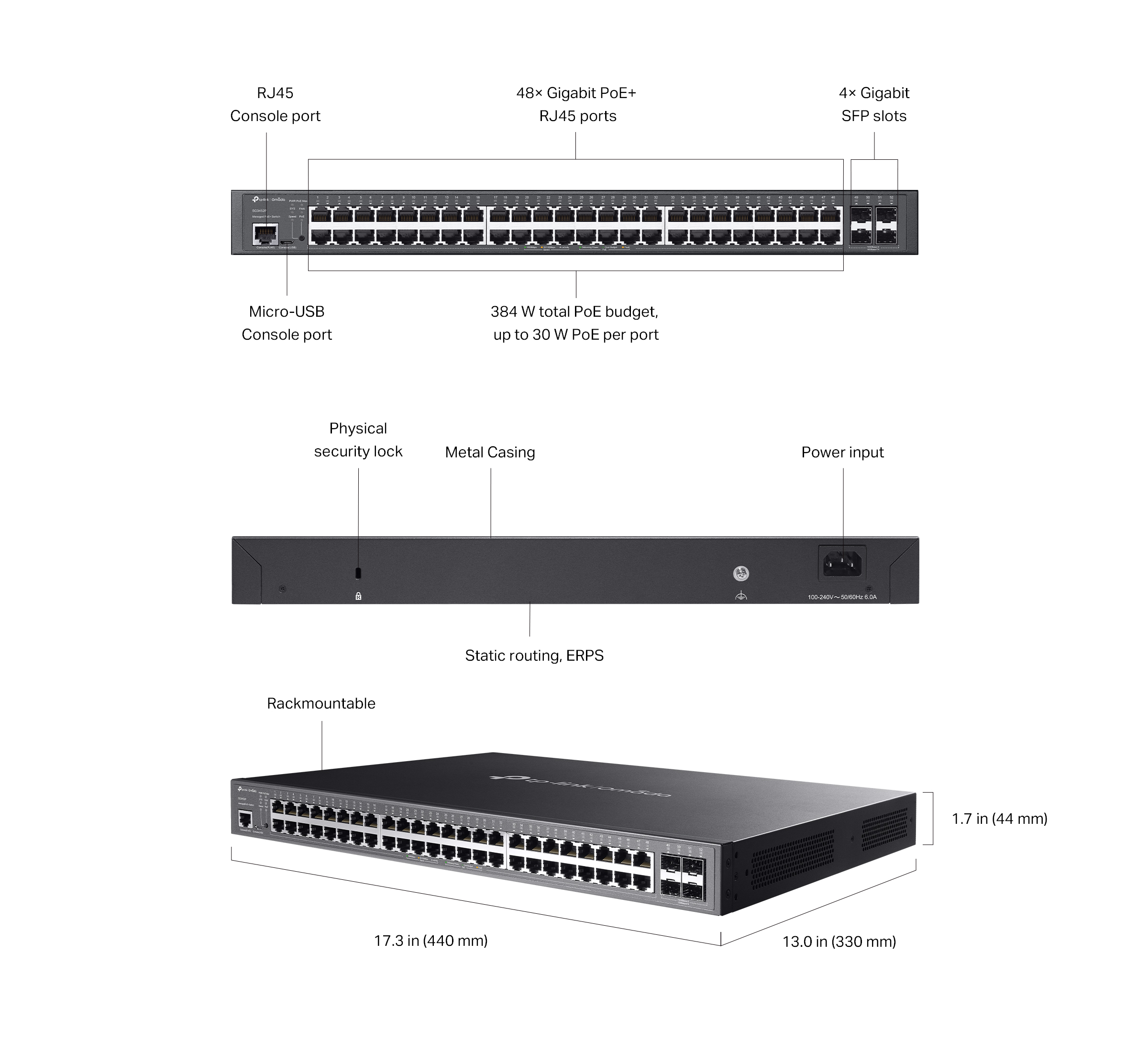 Switch Administrable Jetstream Poe+