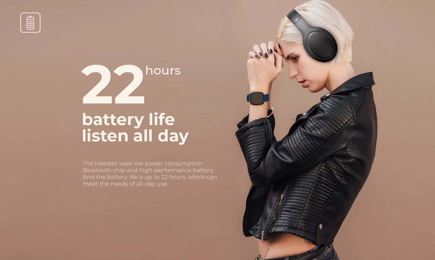 Audifonos Bluetooth Rosa