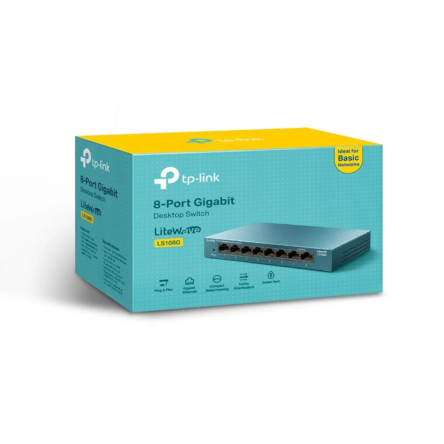 Switch Lite Wave 8 Puertos Gigabit